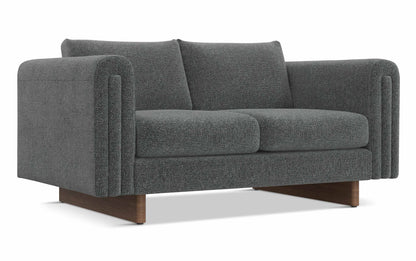 Dark Grey Performance Fabric | Jones 61 inch Loveseat in Performance Fabric