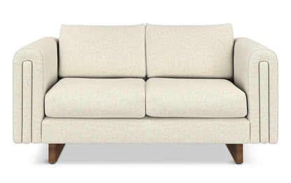 Ivory Performance Fabric | Jones 61 inch Loveseat in Performance Fabric