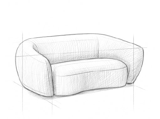 Sherri 69 inch Loveseat in Boucle Performance Fabric
