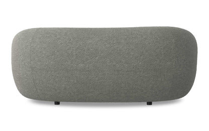 Stone Grey Boucle Performance Fabric | Sherri 69 inch Loveseat in Boucle Performance Fabric