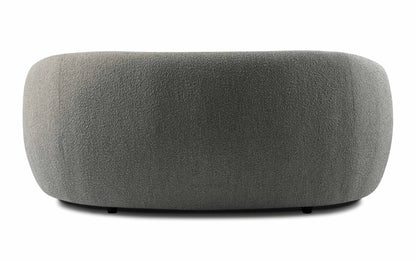Stone Grey Boucle Performance Fabric | Sherri 69 inch Loveseat in Boucle Performance Fabric