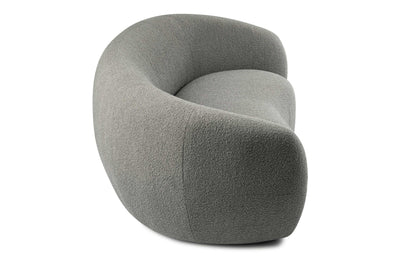Stone Grey Boucle Performance Fabric | Sherri 69 inch Loveseat in Boucle Performance Fabric