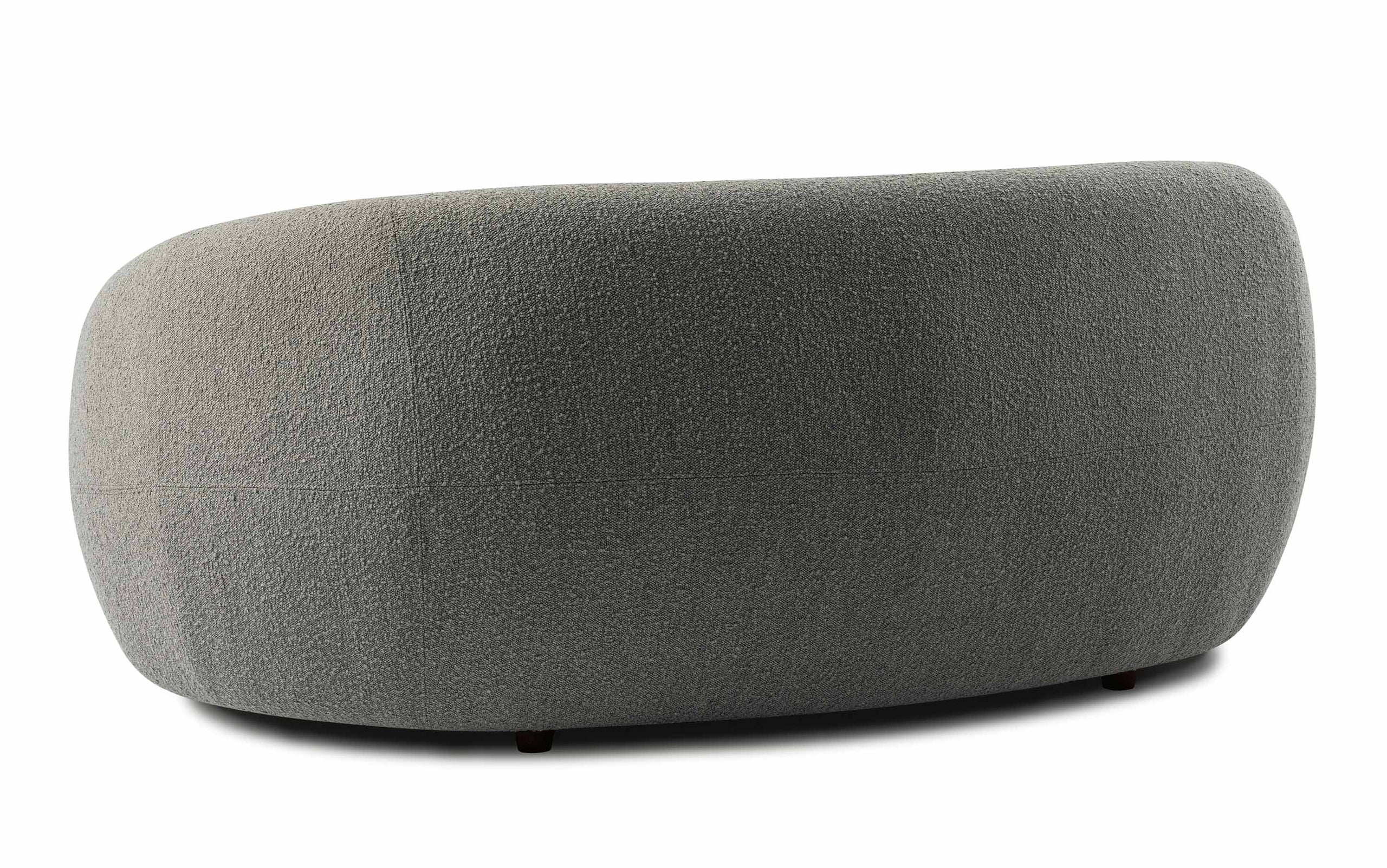 Stone Grey Boucle Performance Fabric | Sherri 69 inch Loveseat in Boucle Performance Fabric