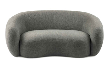 Stone Grey Boucle Performance Fabric | Sherri 69 inch Loveseat in Boucle Performance Fabric