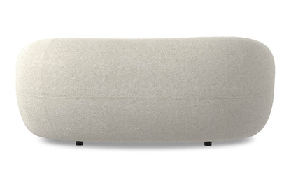 Vanilla Cream Boucle Performance Fabric | Sherri 69 inch Loveseat in Boucle Performance Fabric