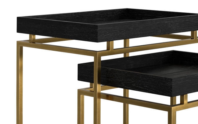 Macy 2 Pc Nesting Table in Mango