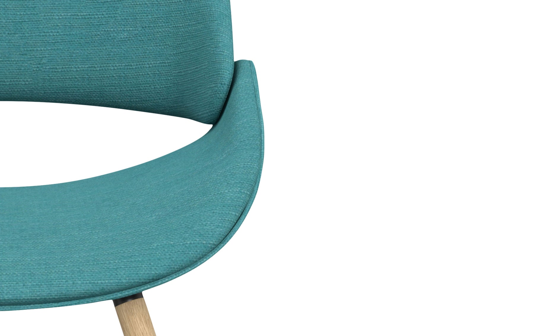 Turquoise Blue Natural Oak | Malden Bentwood Dining Chair