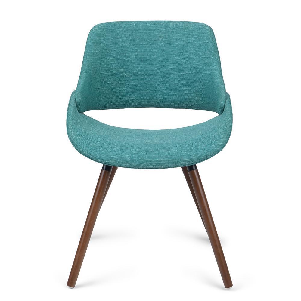 Malden Bentwood Dining Chair in Linen Style Fabric
