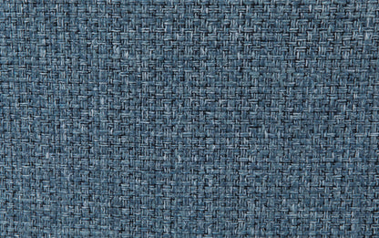 Denim Blue Linen Style Fabric | Malden / Draper 5 Pc Dining Set With Wood Back Chair