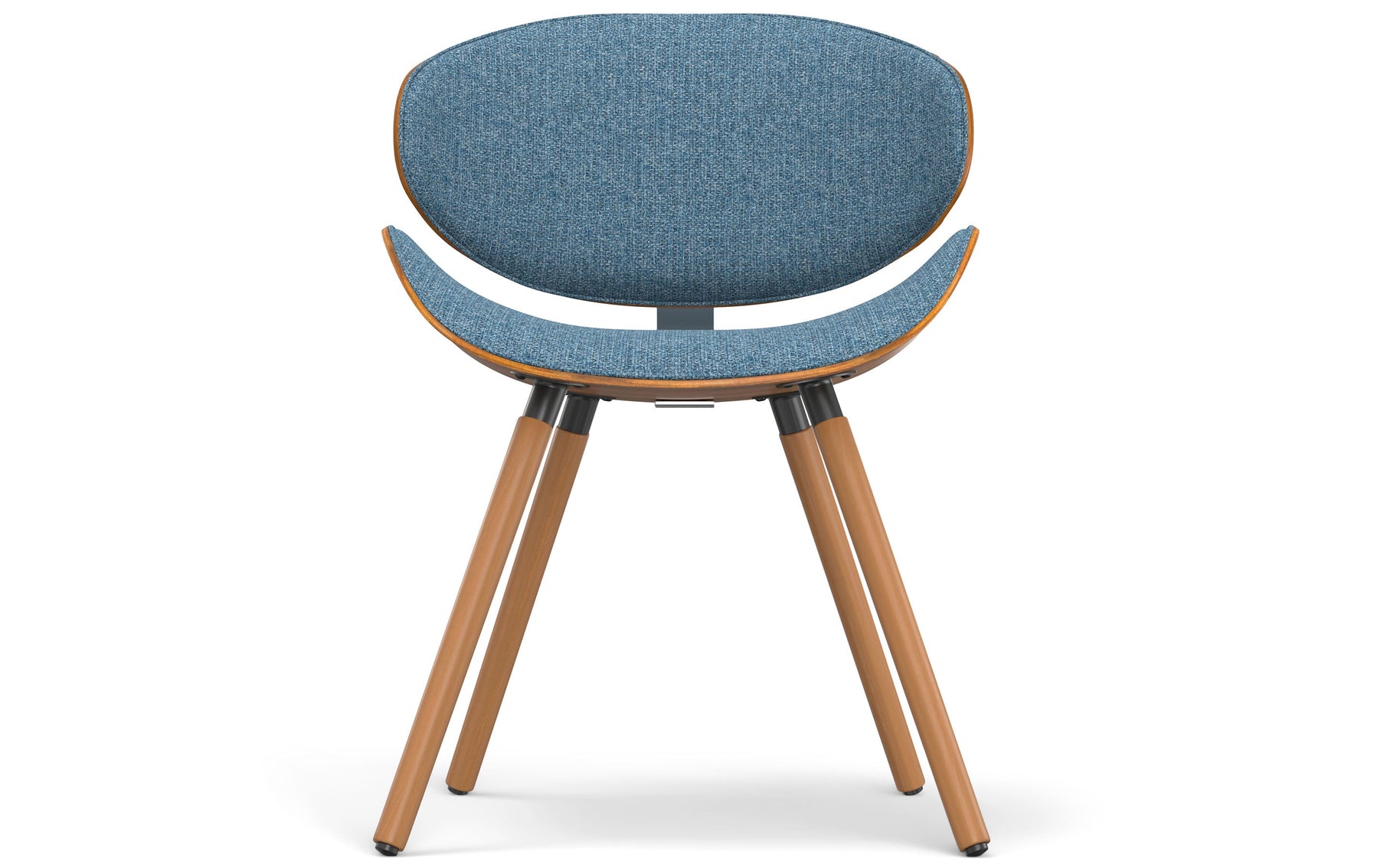 Denim Blue Linen Style Fabric| Marana Dining Chair