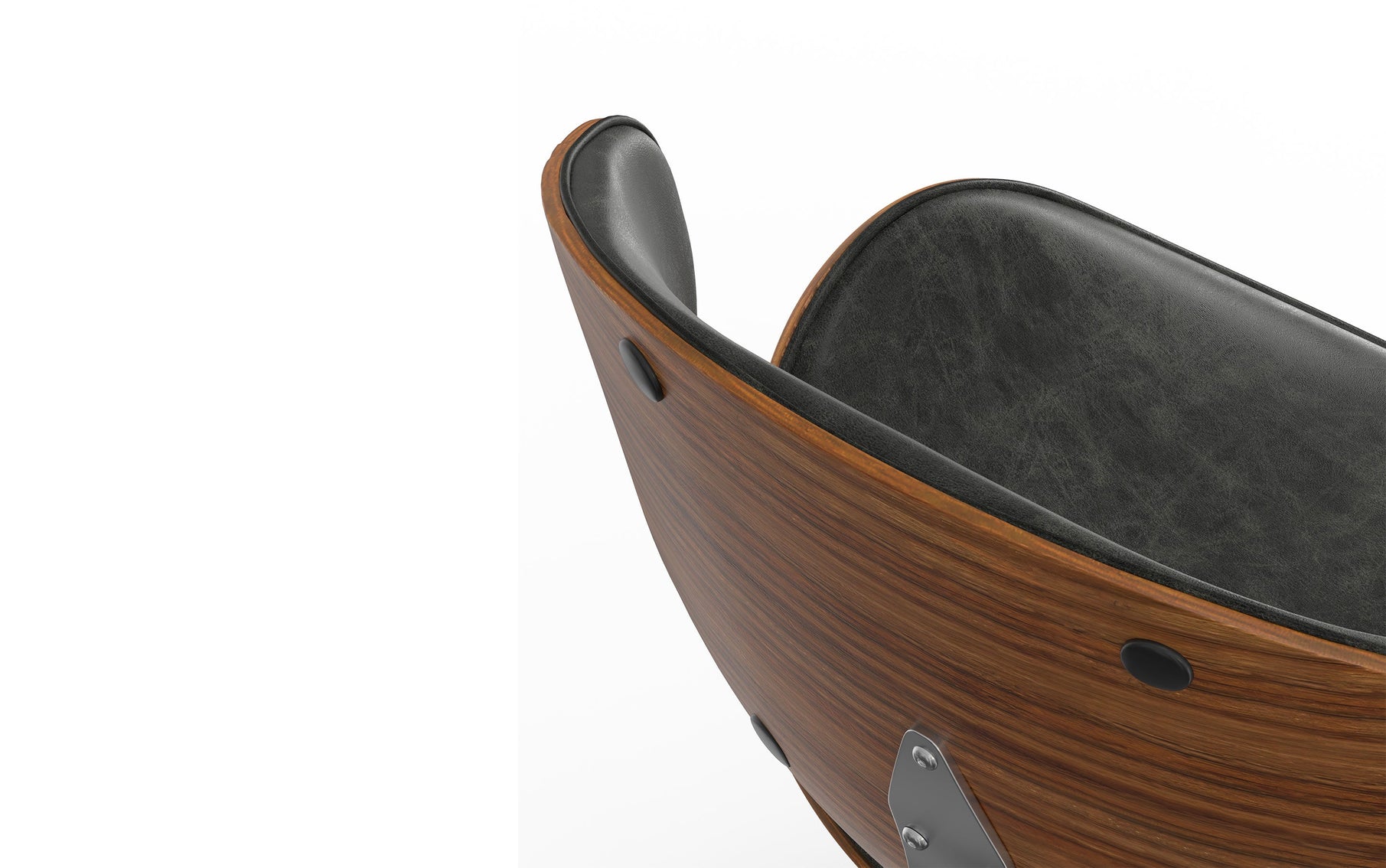 Distressed Slate Grey Distressed Vegan Leather | Marana Dining Chair