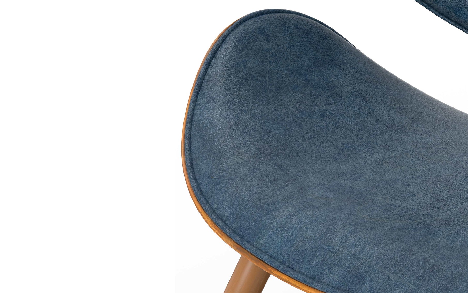 Distressed Blue  Distressed Vegan Leather | Marana Dining Chair