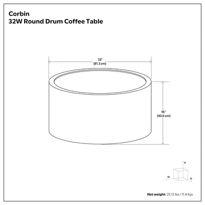 Corbin Metal Coffee Table