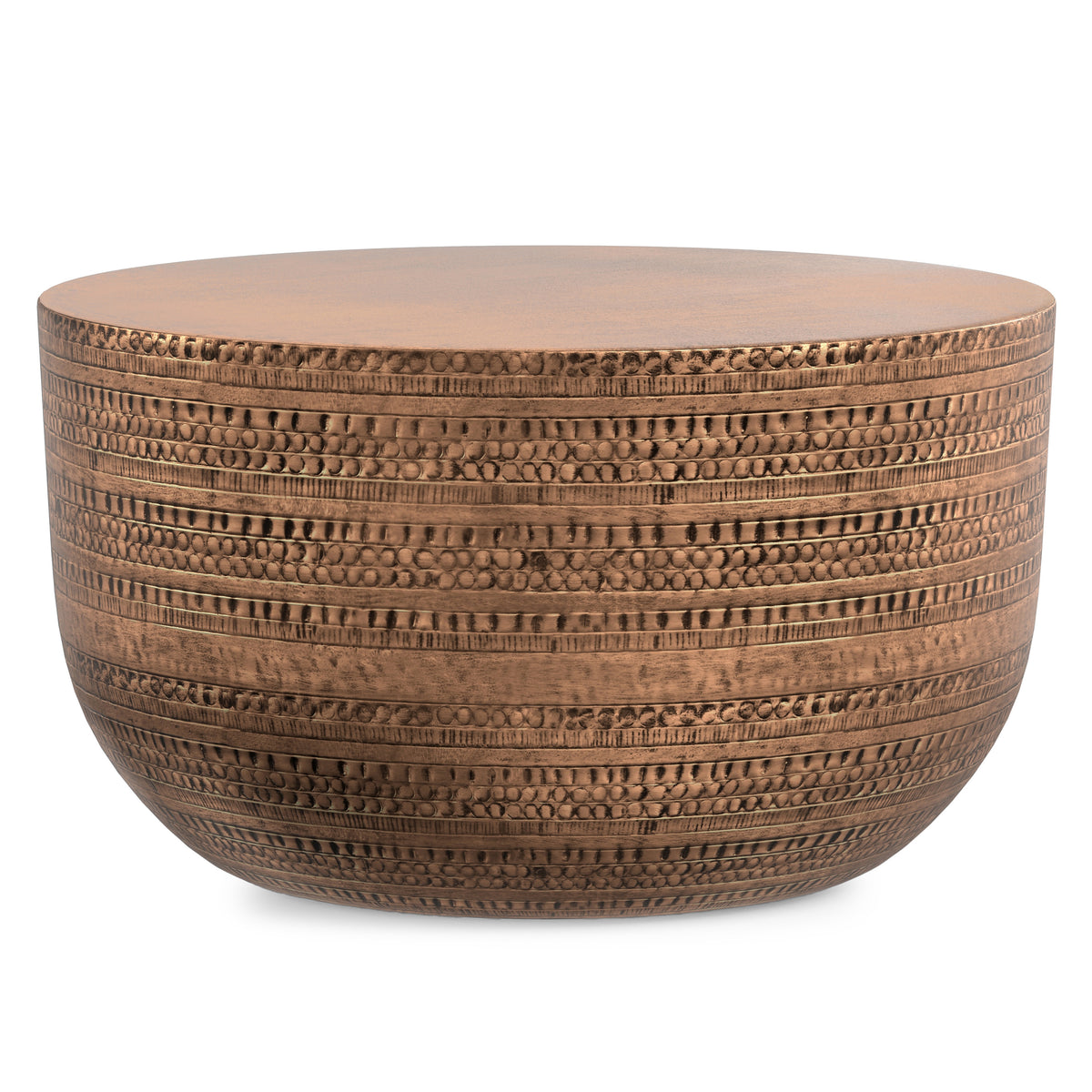 Antique Copper | Johnsen Metal Coffee Table