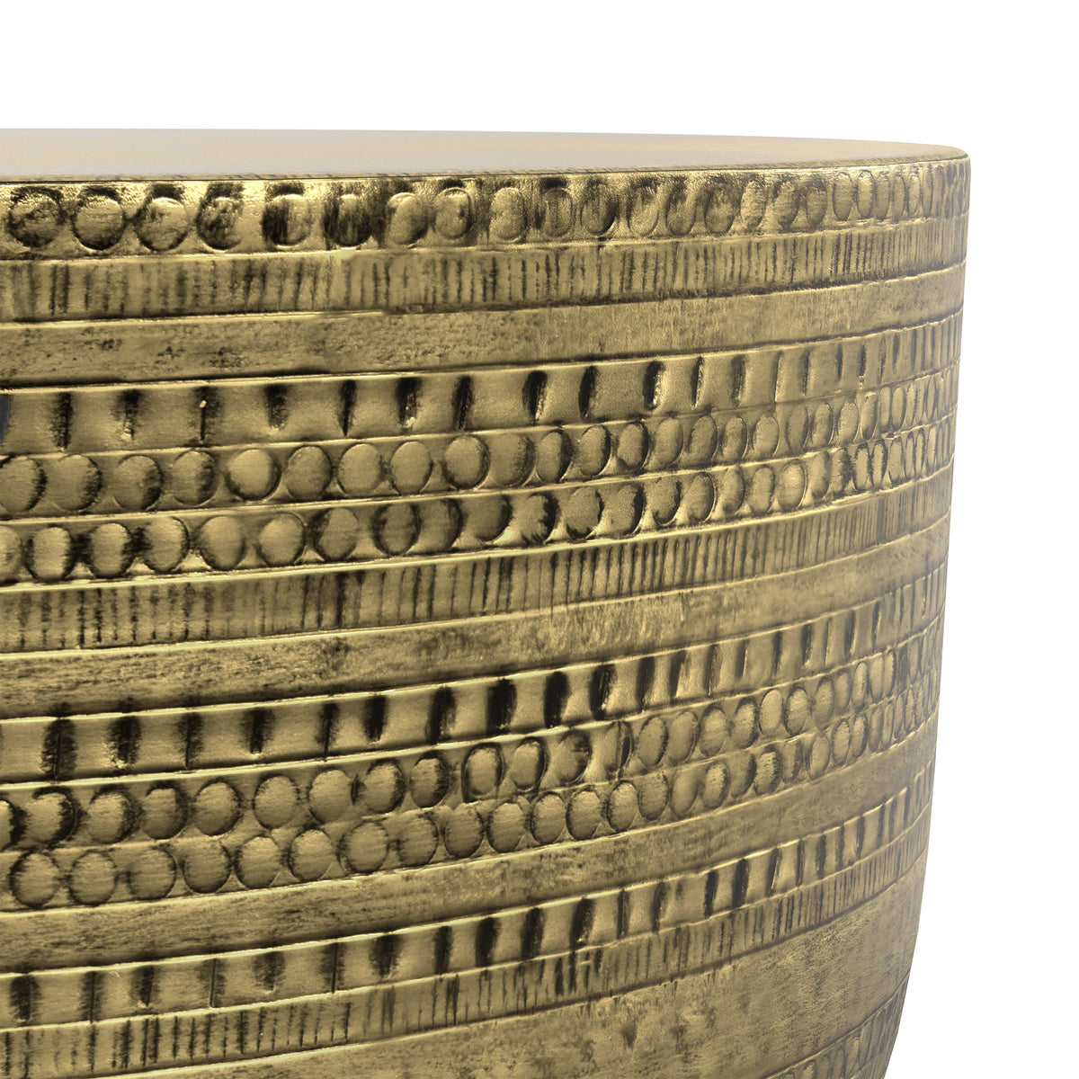 Antique Gold | Johnsen Metal Coffee Table