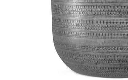 Antique Silver | Johnsen Metal Coffee Table