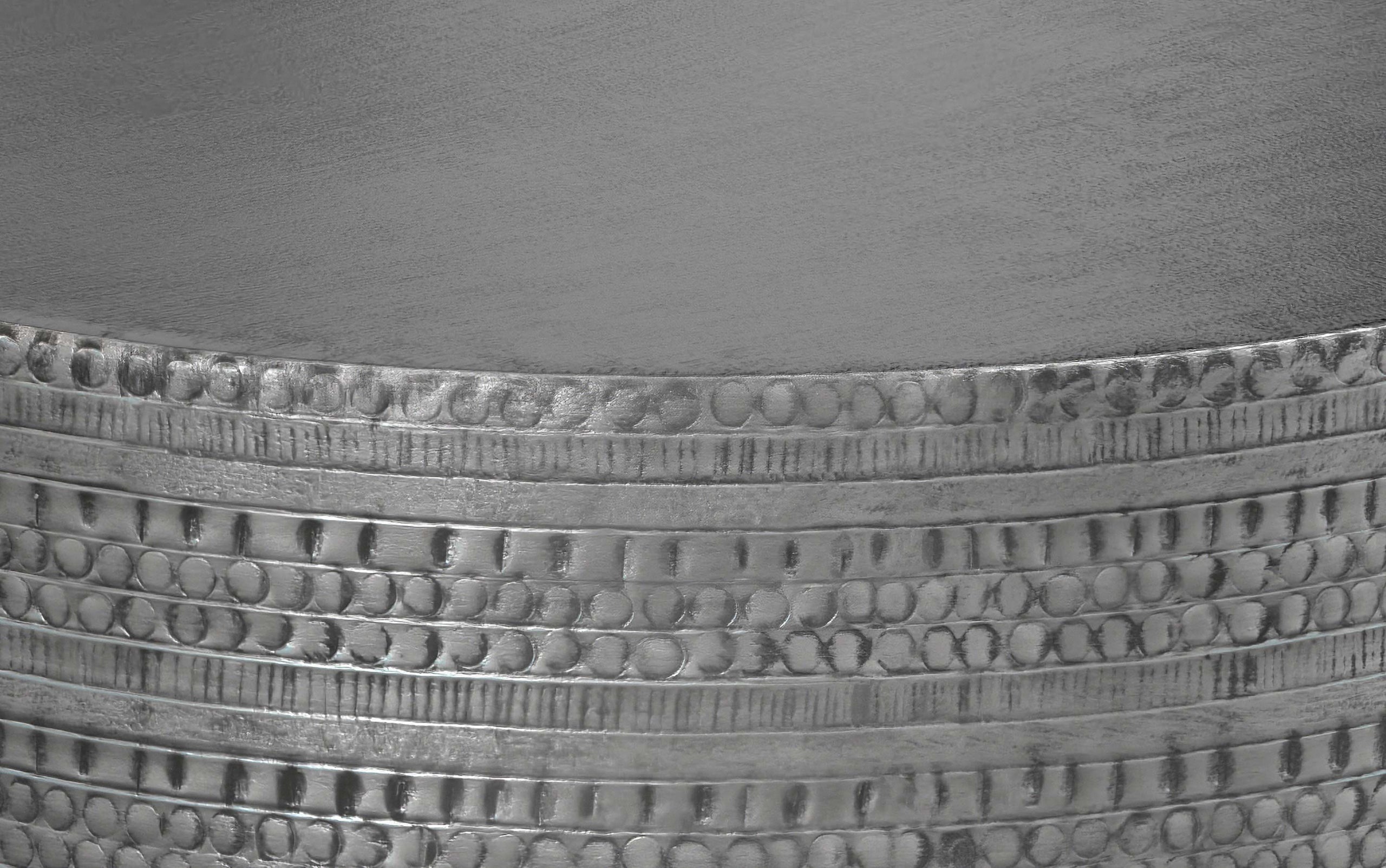 Antique Silver | Johnsen Metal Coffee Table