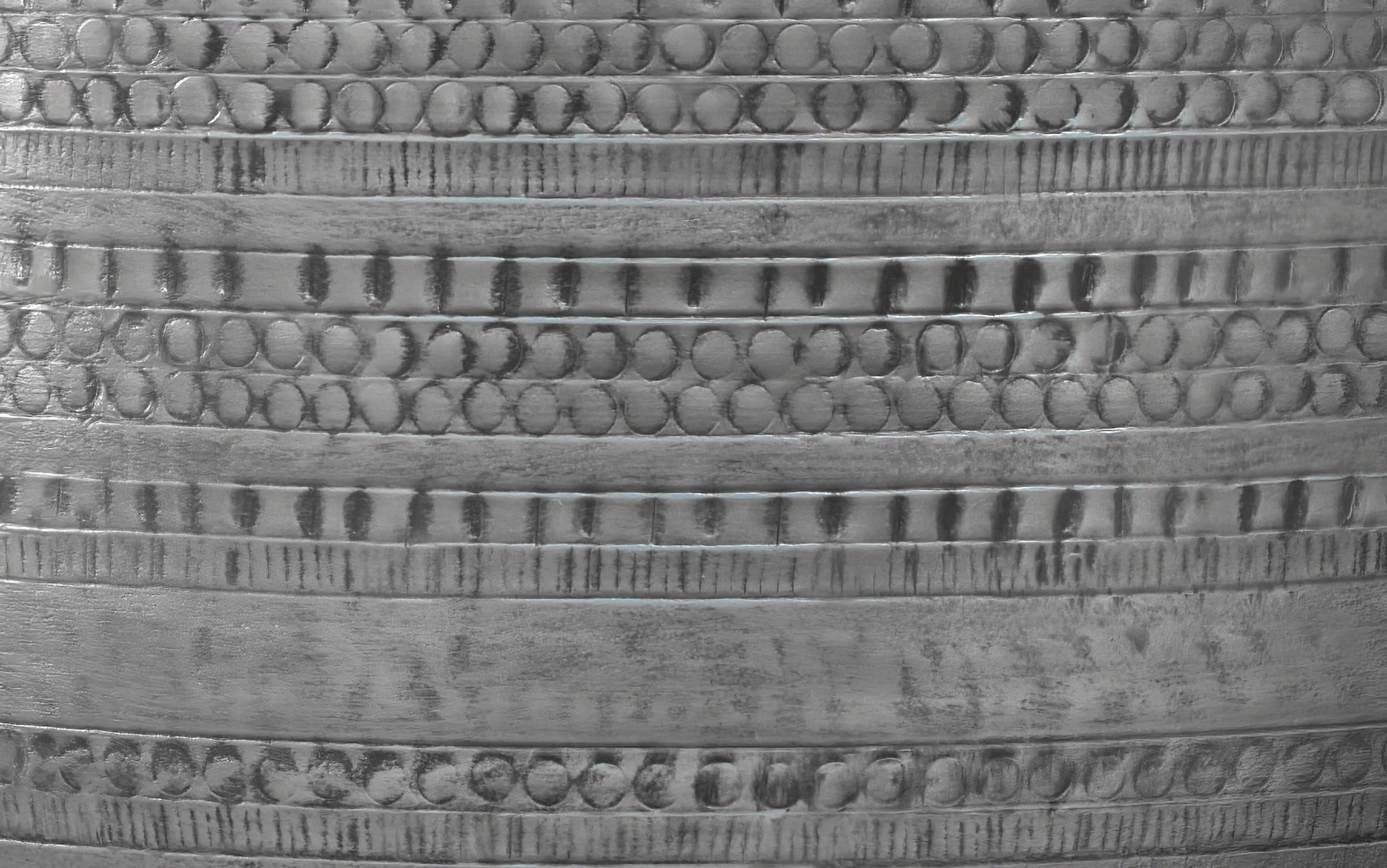 Antique Silver | Johnsen Metal Coffee Table