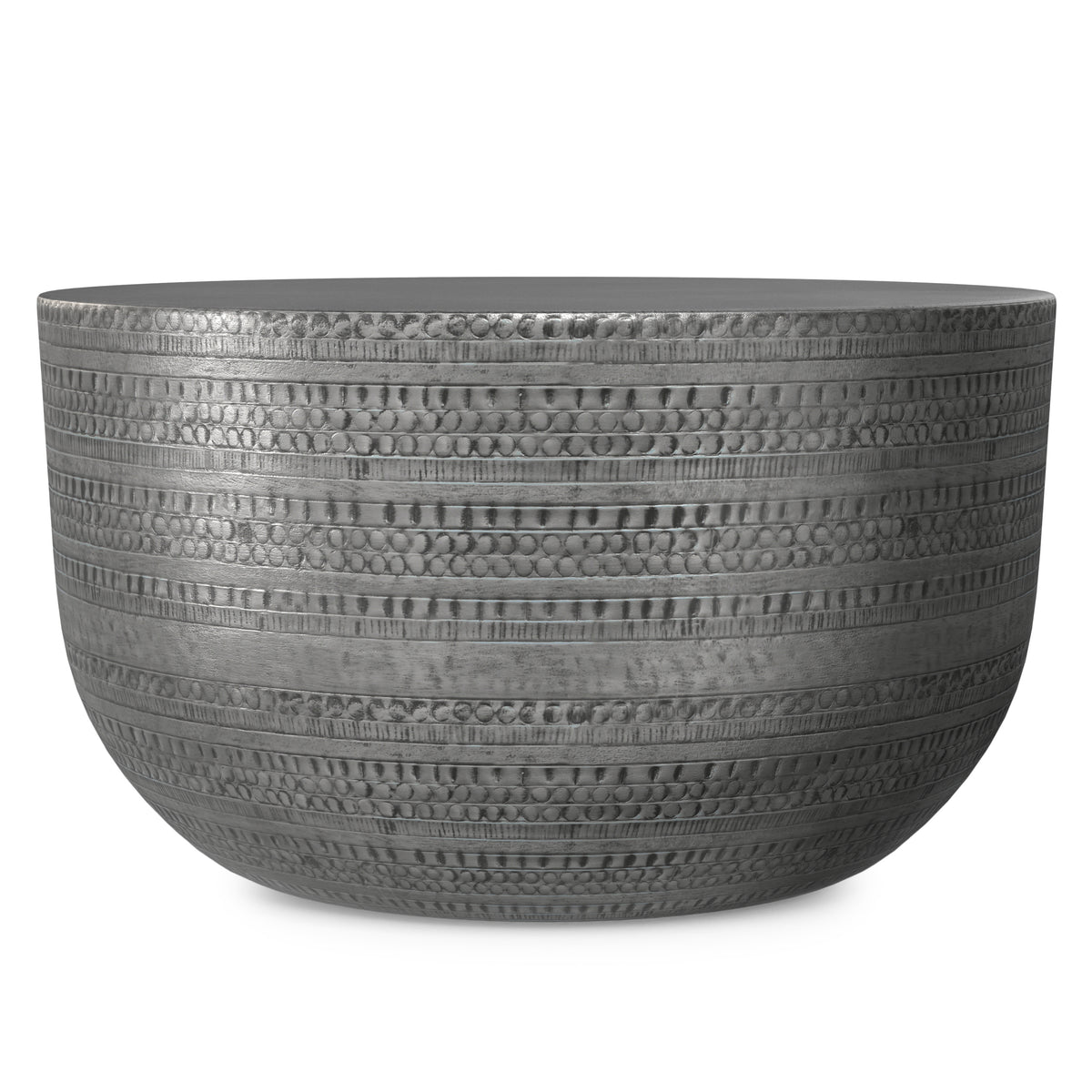 Antique Silver | Johnsen Metal Coffee Table