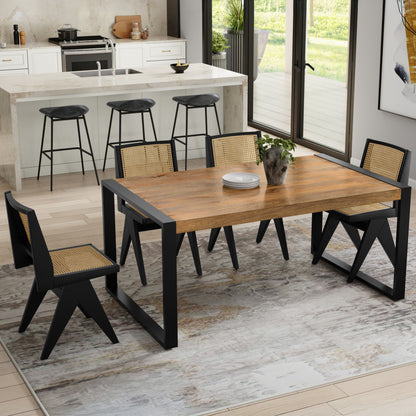 Light Tobacco | McKenzie Dining Table in Mango