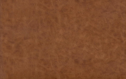 Distressed Tan Distressed Vegan Leather | Melody / Fieldcrest 7 Pc Dining Set