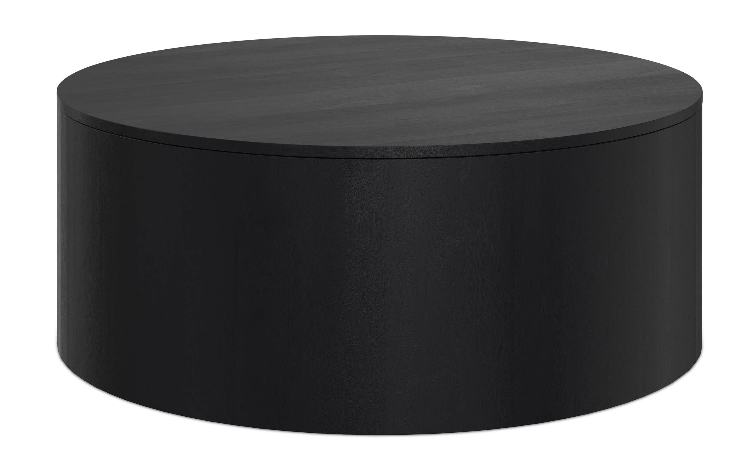 Black | Millbury Drum Coffee Table