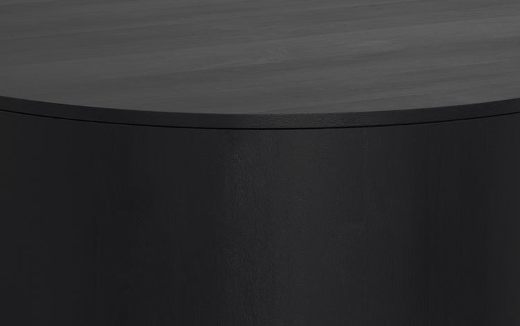 Black | Millbury Drum Coffee Table