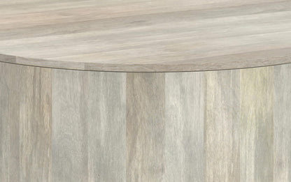 White Wash | Millbury Drum Coffee Table