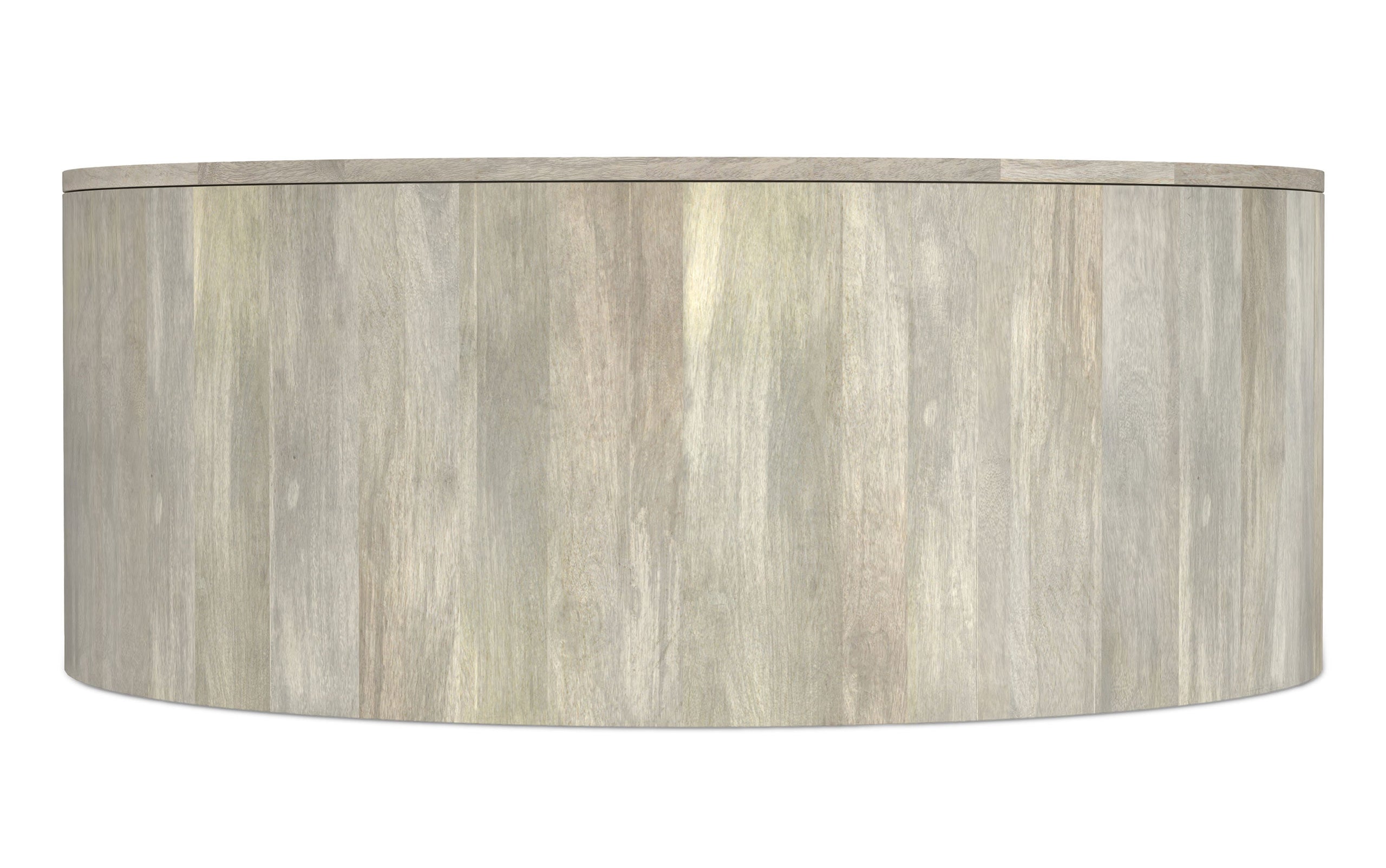 White Wash | Millbury Drum Coffee Table