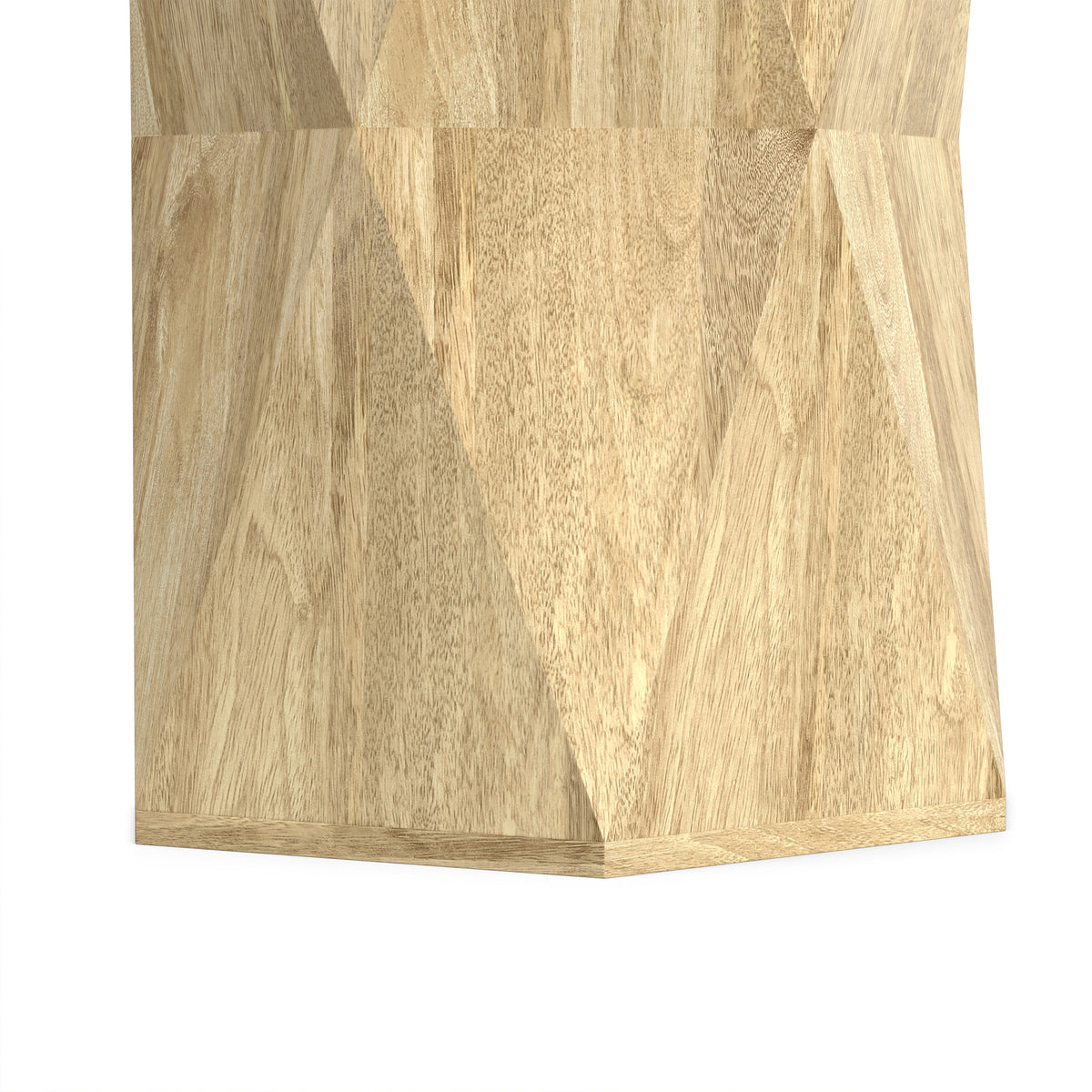 Refined Natural | Mckinley 16 inch Hexagon Geometric Accent Table