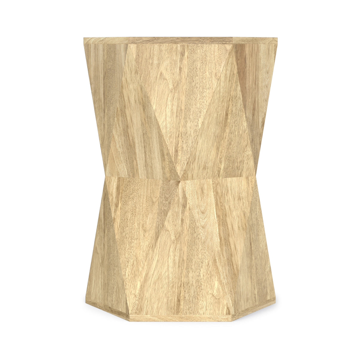 Refined Natural | Mckinley 16 inch Hexagon Geometric Accent Table