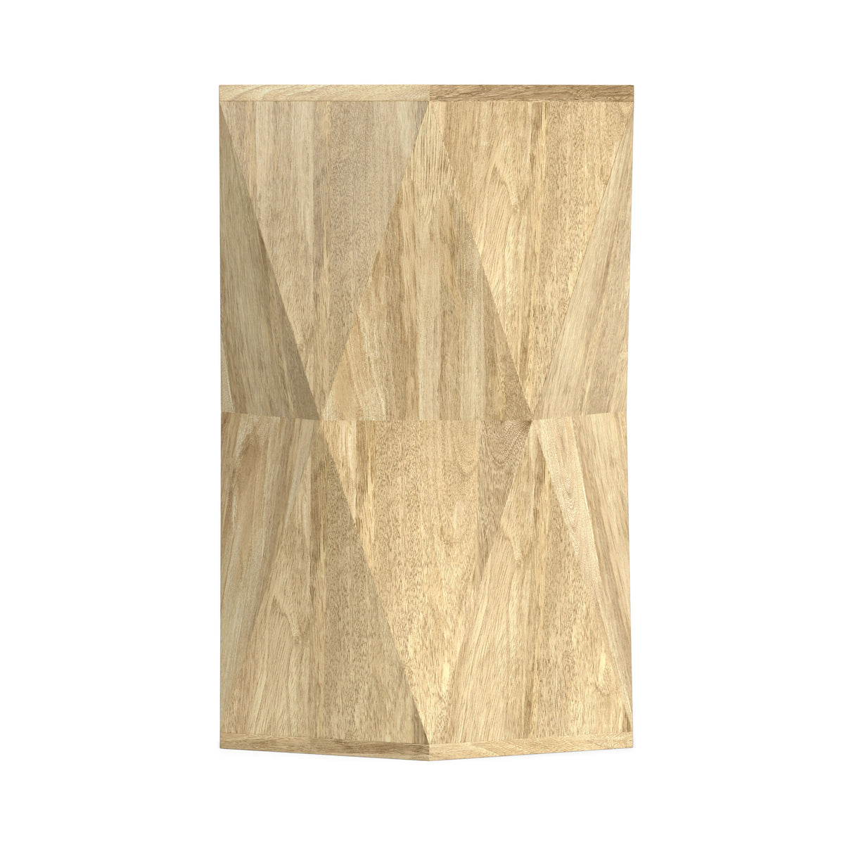 Refined Natural | Mckinley 16 inch Hexagon Geometric Accent Table