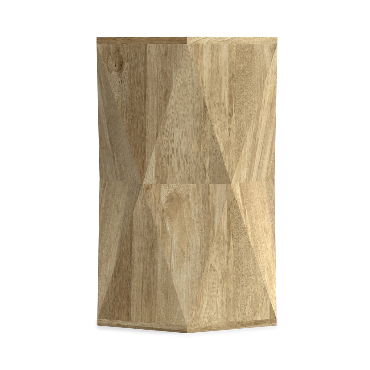 Refined Natural | Mckinley 16 inch Hexagon Geometric Accent Table