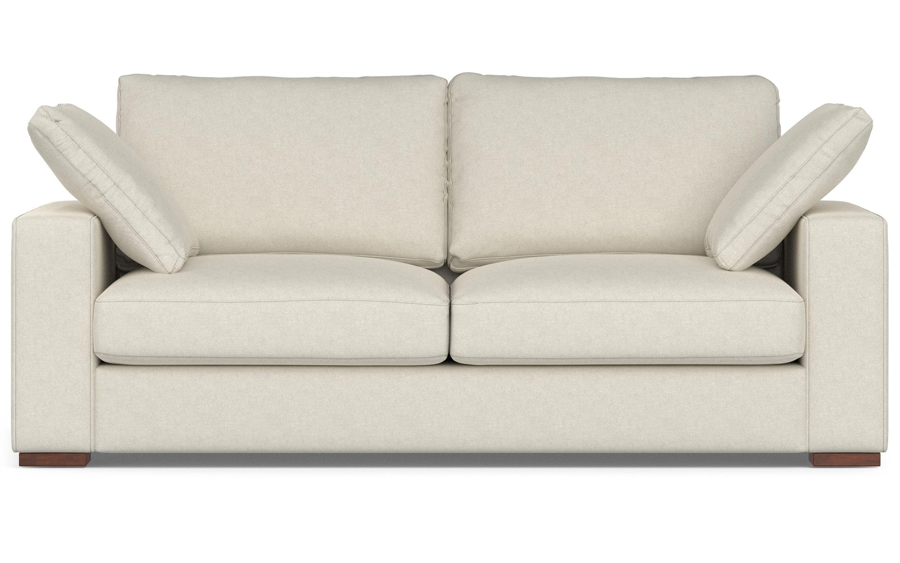 Cream Performance Fabric | Charlie 78 inch Deep Seater Sofa