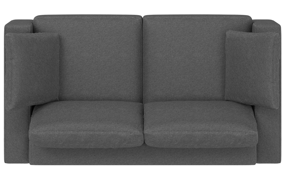 Pebble Grey Performance Fabric | Charlie 78 inch Deep Seater Sofa