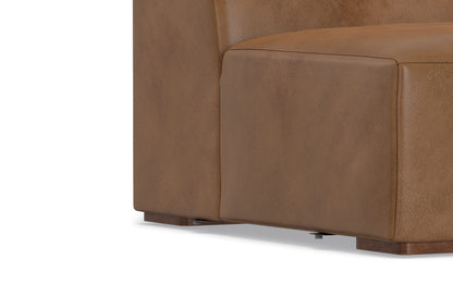 Caramel Brown Genuine Leather | Rex Center Module in Genuine Leather