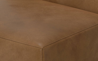 Caramel Brown Genuine Leather | Rex Center Module in Genuine Leather