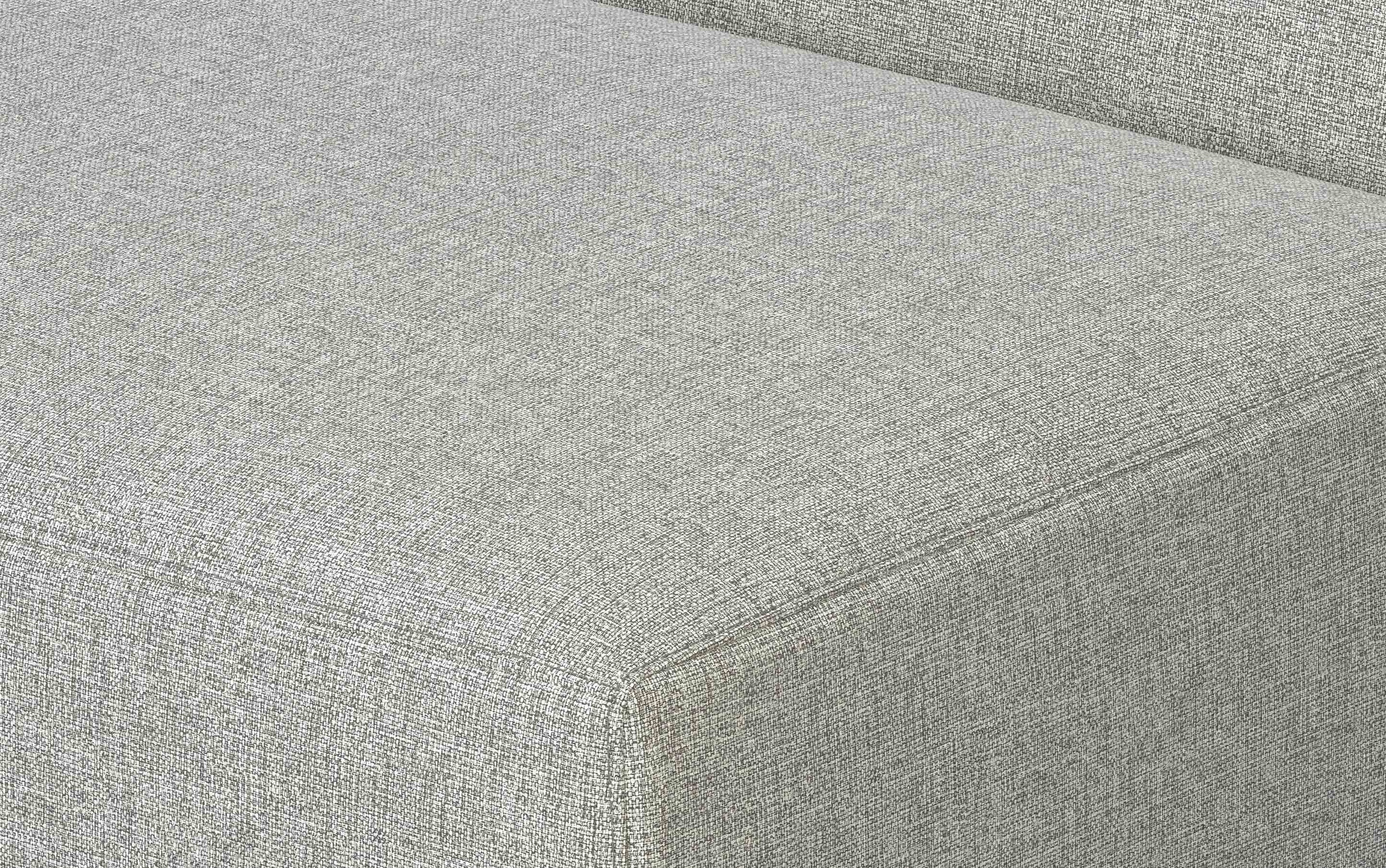 Pale Grey Performance Fabric | Rex Center Module in Performance Fabric