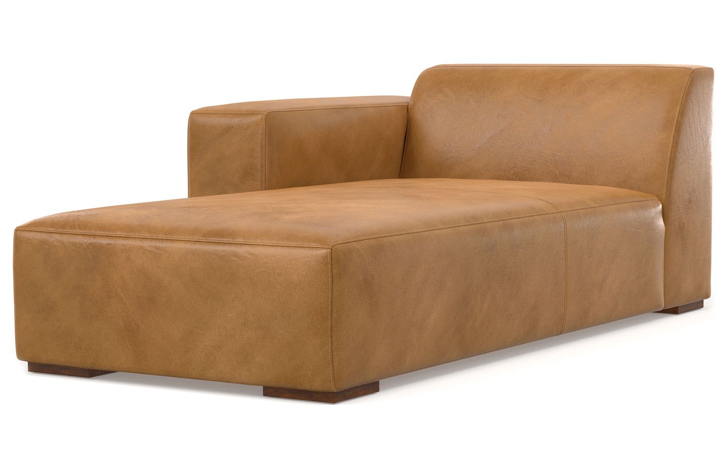 Sienna Genuine Leather | Rex Left Chaise Module in Genuine Leather