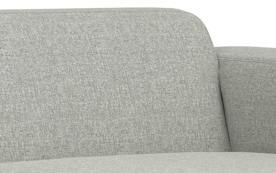 Pale Grey Performance Fabric |  Rex Right Chaise Module in Performance Fabric