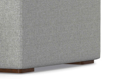 Pale Grey Performance Fabric |  Rex Right Chaise Module in Performance Fabric