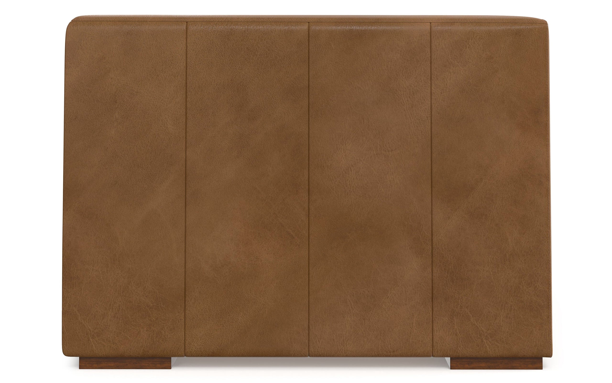 Caramel Brown Genuine Leather | Rex Corner Module in Genuine Leather