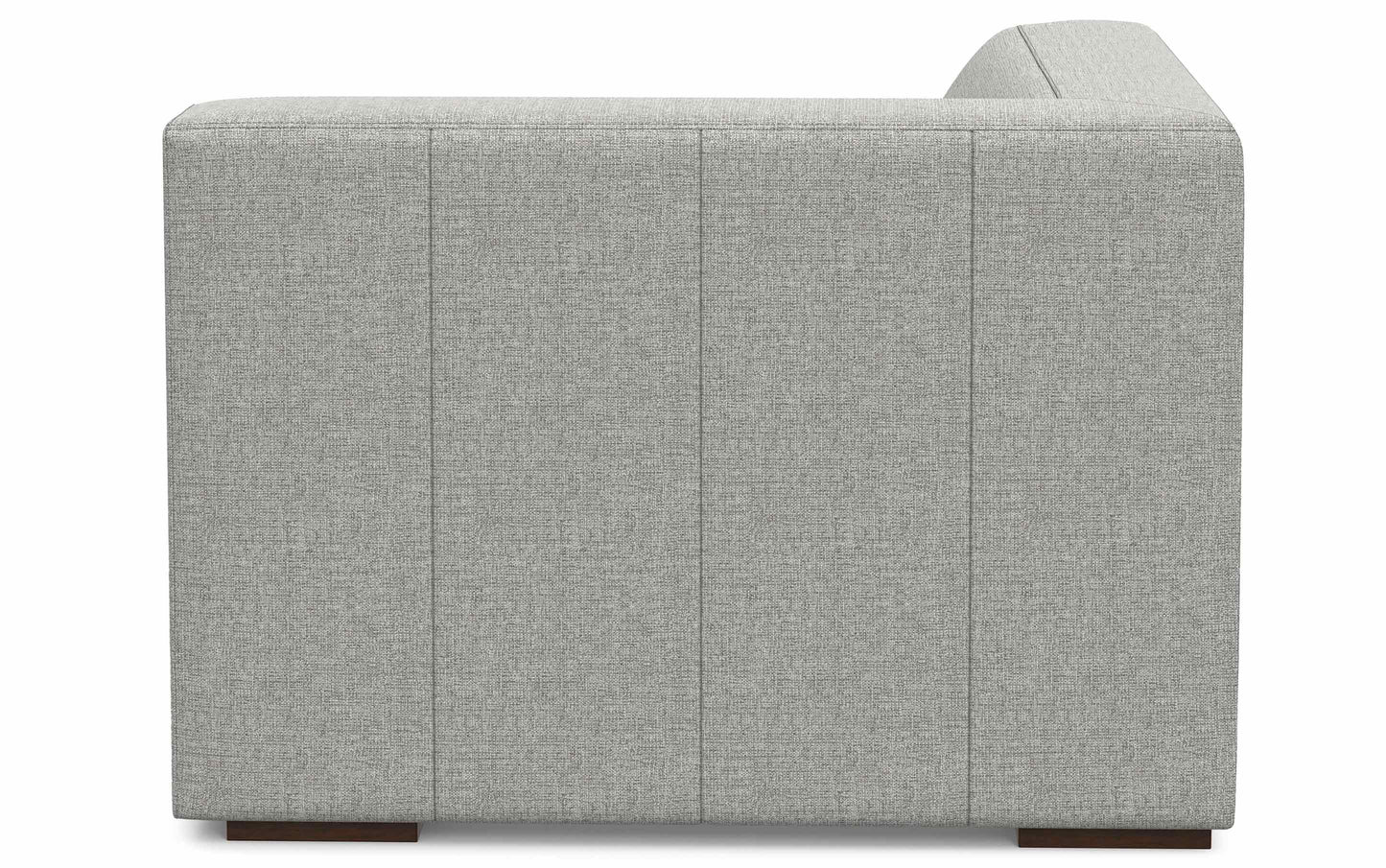 Pale Grey Performance Fabric | Rex Corner Module in Performance Fabric