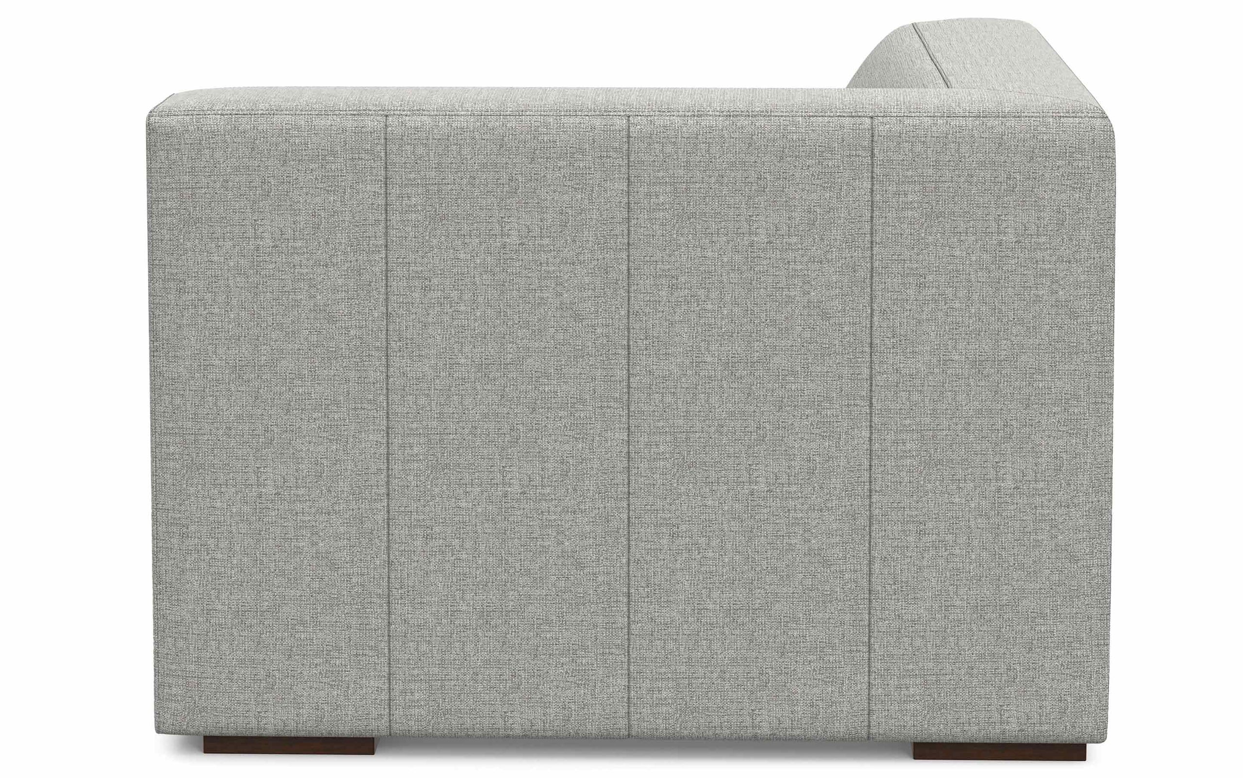 Pale Grey Performance Fabric | Rex Corner Module in Performance Fabric
