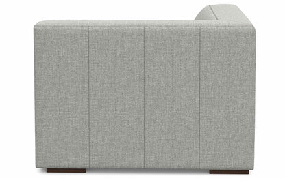 Pale Grey Performance Fabric | Rex Corner Module in Performance Fabric