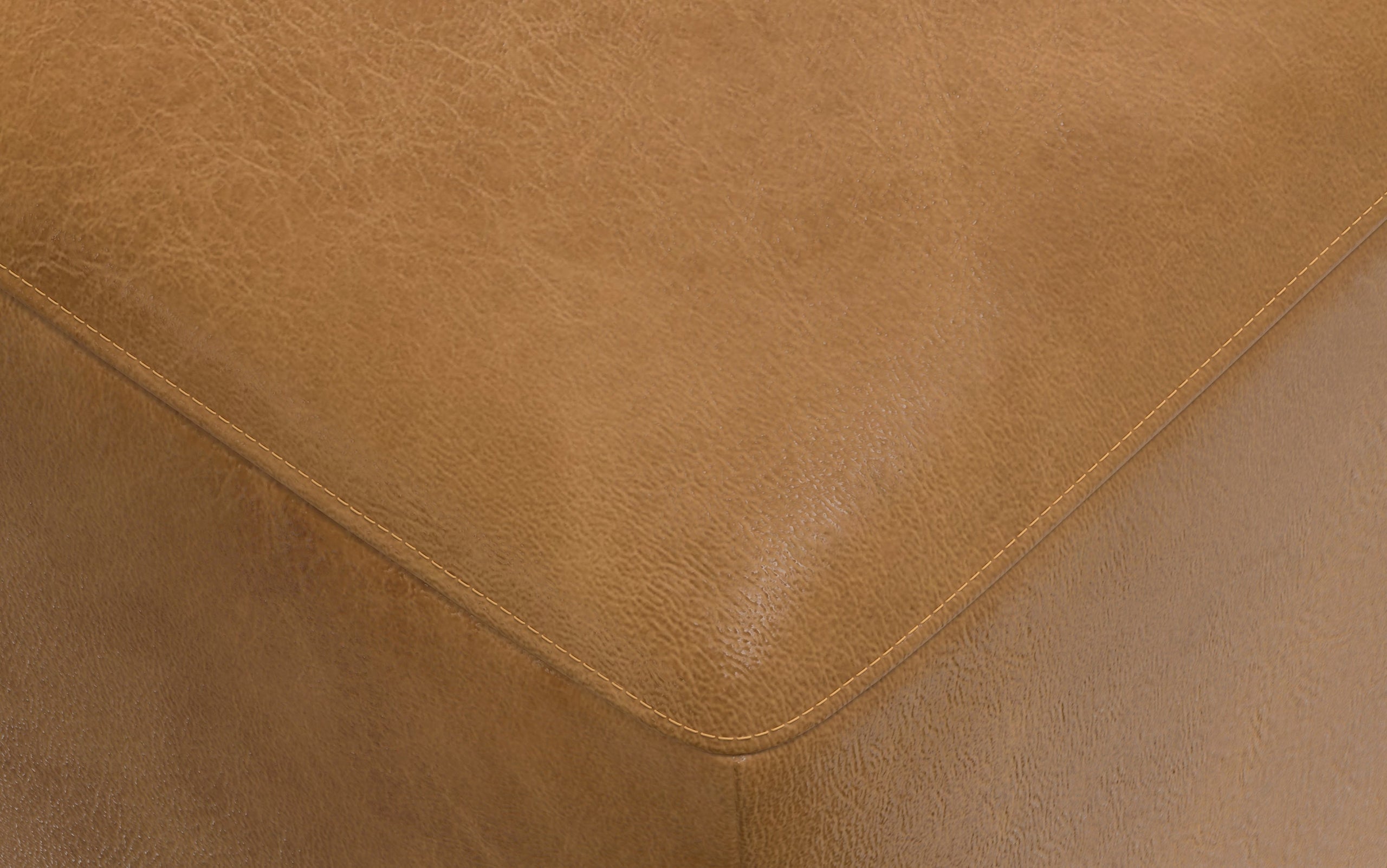 Sienna Genuine Leather | Rex Ottoman in Genuine Leather