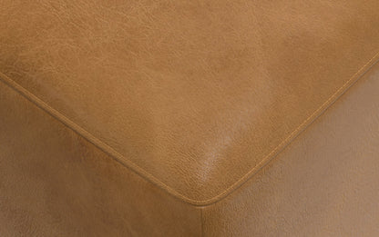 Sienna Genuine Leather | Rex Ottoman in Genuine Leather