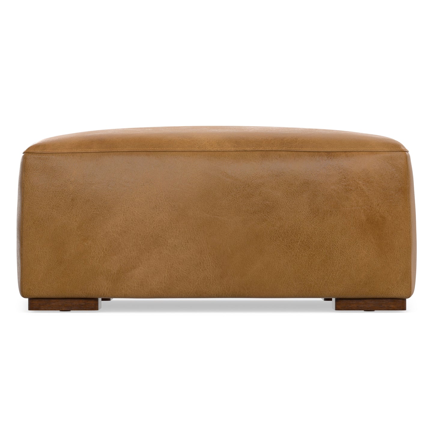 Sienna Genuine Leather | Rex Ottoman in Genuine Leather
