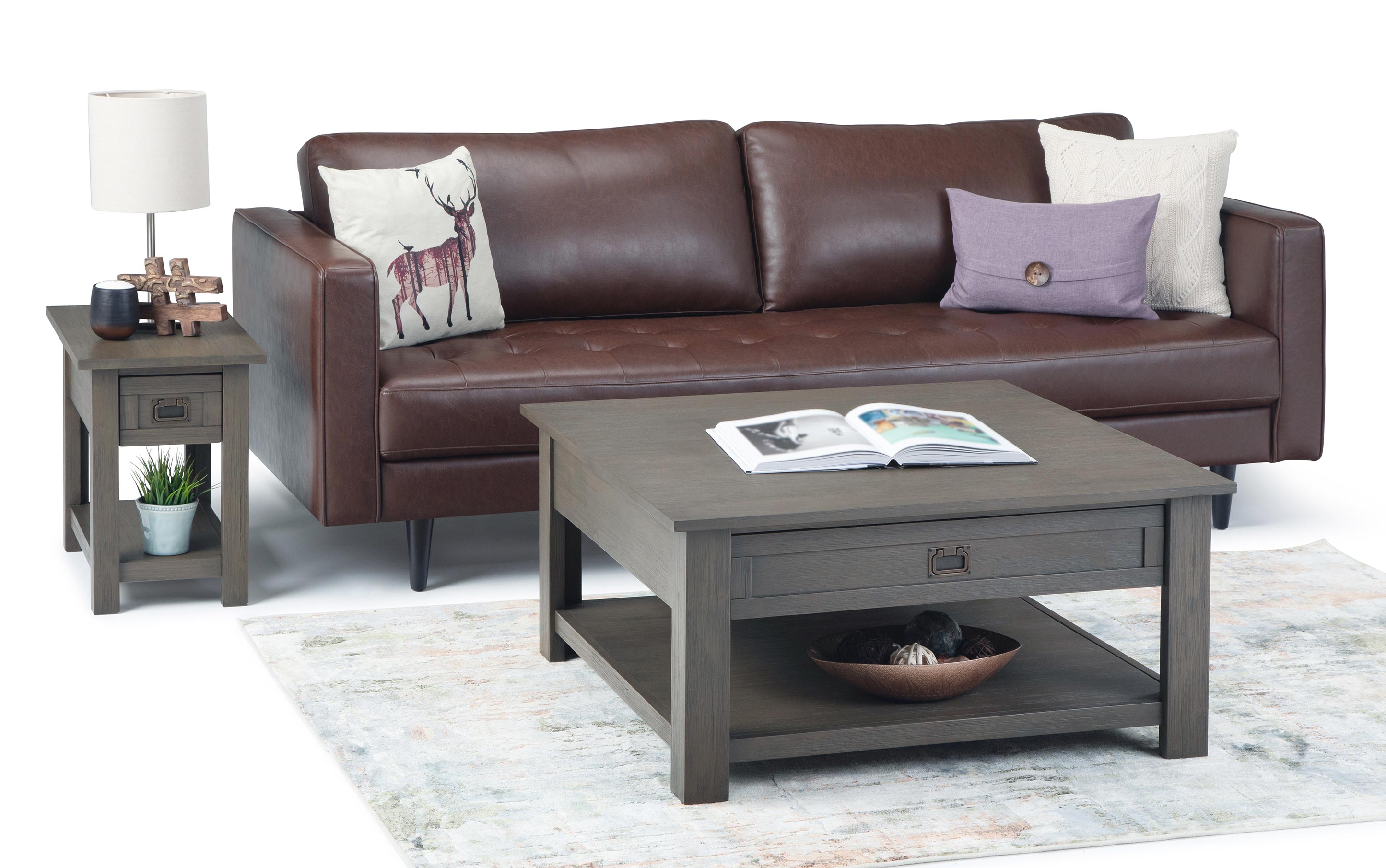Simpli Home Monroe Coffee Table - Thumbnail 2