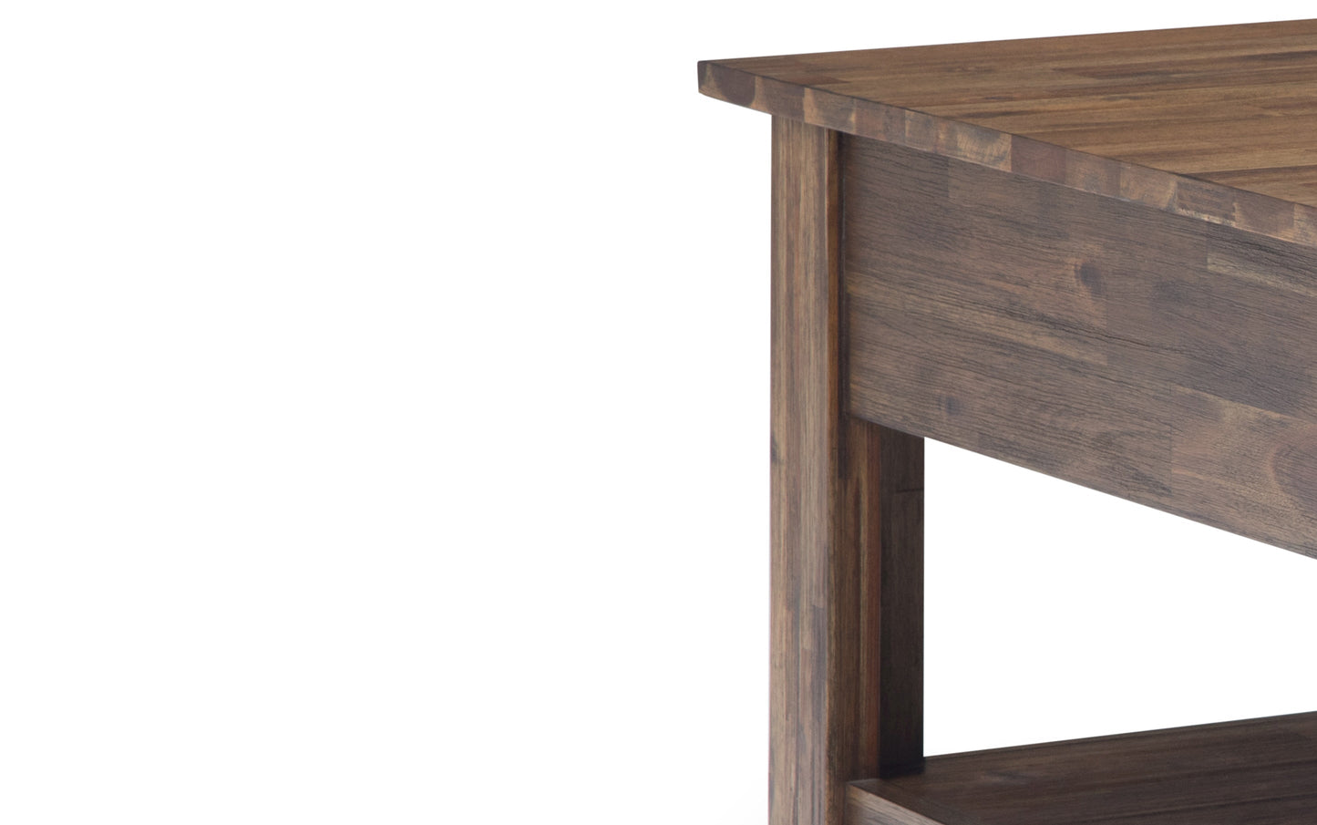 Rustic Natural Aged Brown | Monroe Square Coffee Table